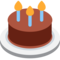Birthday Cake emoji on Twitter